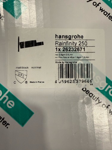 Hansgrohe 26232671 rainfinity - hansgrohe,