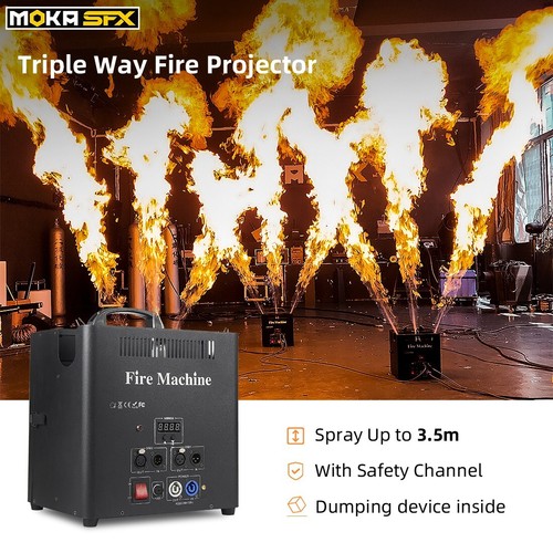 Moka fire machine head dmx - fire,