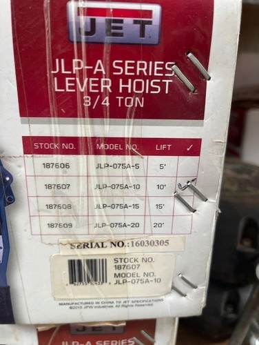 Jet jlp 075a - jet, series