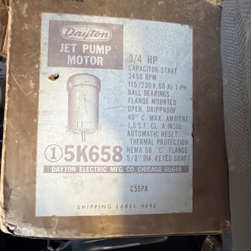 Dayton capacitor start jet - dayton,