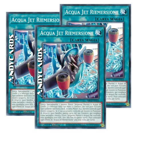 Acqua jet riemersione - riemersione, 3x