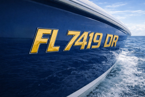 Gold raised boat - 3d,