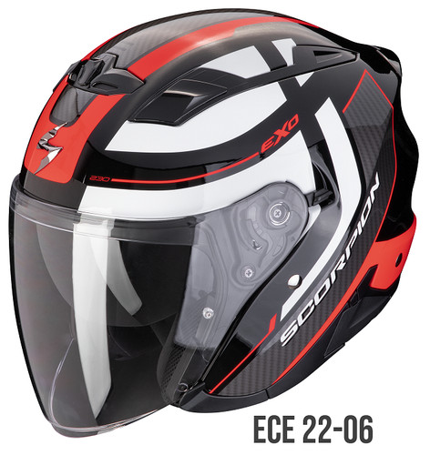 Casco scorpion exo - 230, red